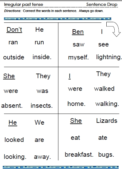 A list of irregular verbs pdf