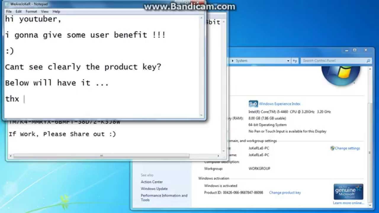 Windows 7 Professional Activation Key